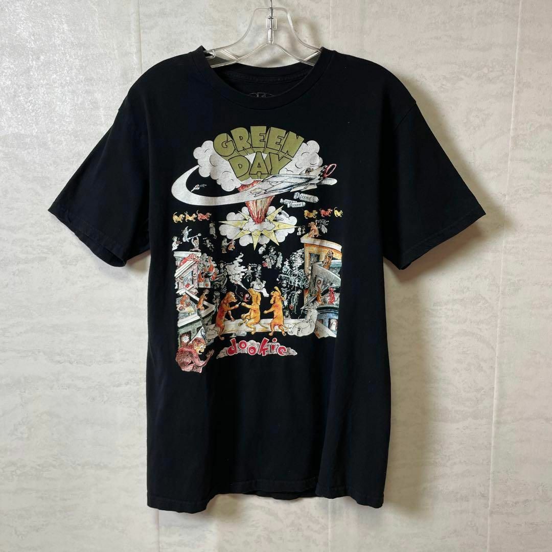 MUSIC TEE(ミュージックティー)のグリーンデイ　GRENNDAY　ドゥーキー　DOOKIE　メンズTシャツ　　古着 メンズのトップス(Tシャツ/カットソー(半袖/袖なし))の商品写真