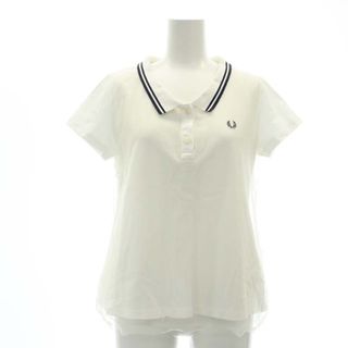 フレッドペリー(FRED PERRY)のフレッドペリー 半袖レースポロシャツ 鹿の子 8 S 白 ホワイト(ポロシャツ)