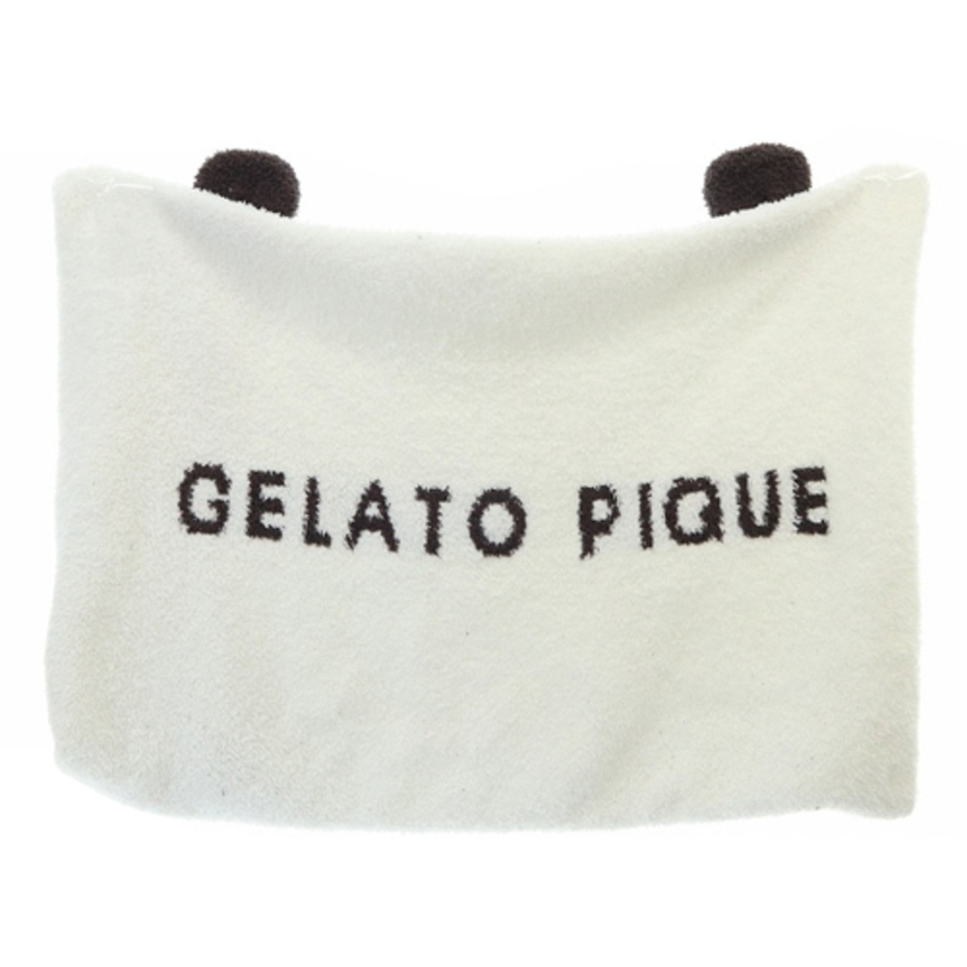 gelato pique(ジェラートピケ)のジェラートピケ ピローケース パンダ耳付き 枕カバー 白 ホワイト グレー インテリア/住まい/日用品の寝具(シーツ/カバー)の商品写真