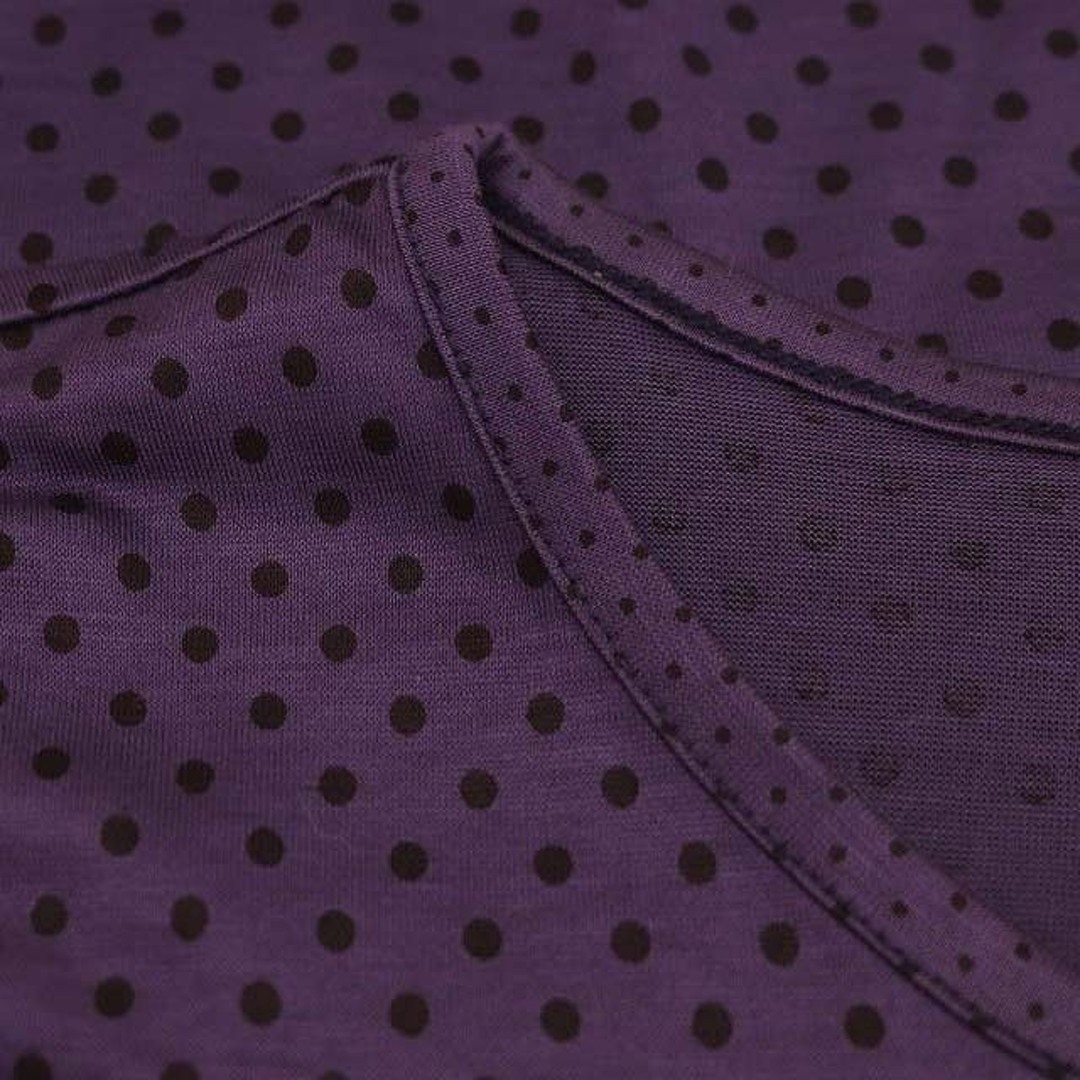 other(アザー)のエルミダ ドット Tシャツ カットソー 半袖 11 紫 パープル レディースのトップス(Tシャツ(半袖/袖なし))の商品写真