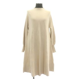 NATURAL BEAUTY BASIC - ナチュラルビューティーベーシック 22AW 総針ミニニットワンピース ロング