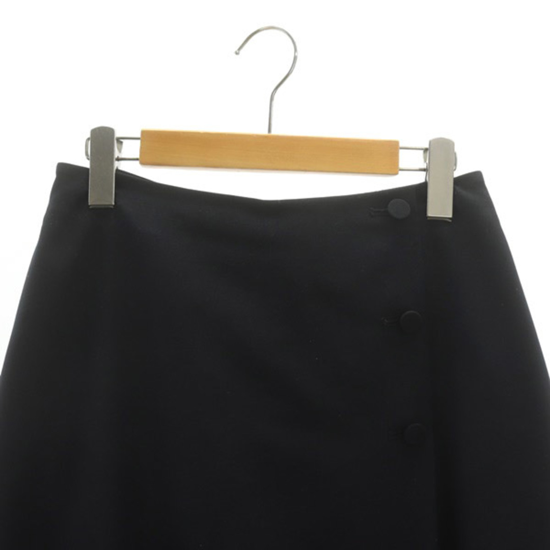 NATURAL BEAUTY BASIC(ナチュラルビューティーベーシック)のナチュラルビューティーベーシック サイド釦 スカート ロング フレア M 紺 レディースのスカート(ロングスカート)の商品写真