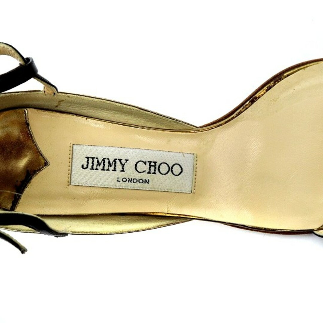 JIMMY CHOO(ジミーチュウ)のジミーチュウ JIMMY CHOO サンダル レザー 36.5 23.5cm  レディースの靴/シューズ(サンダル)の商品写真