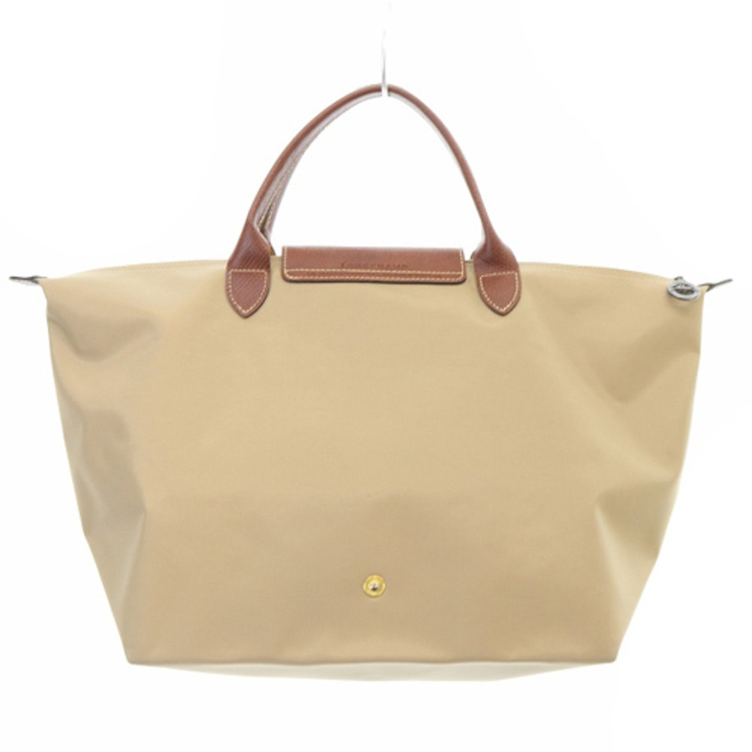 LONGCHAMP(ロンシャン)のロンシャン ルプリアージュ M バッグ トートーバッグ 茶色 べージュ レディースのバッグ(トートバッグ)の商品写真