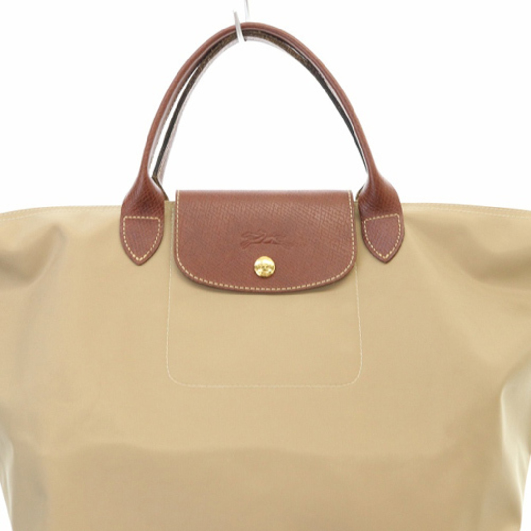 LONGCHAMP(ロンシャン)のロンシャン ルプリアージュ M バッグ トートーバッグ 茶色 べージュ レディースのバッグ(トートバッグ)の商品写真