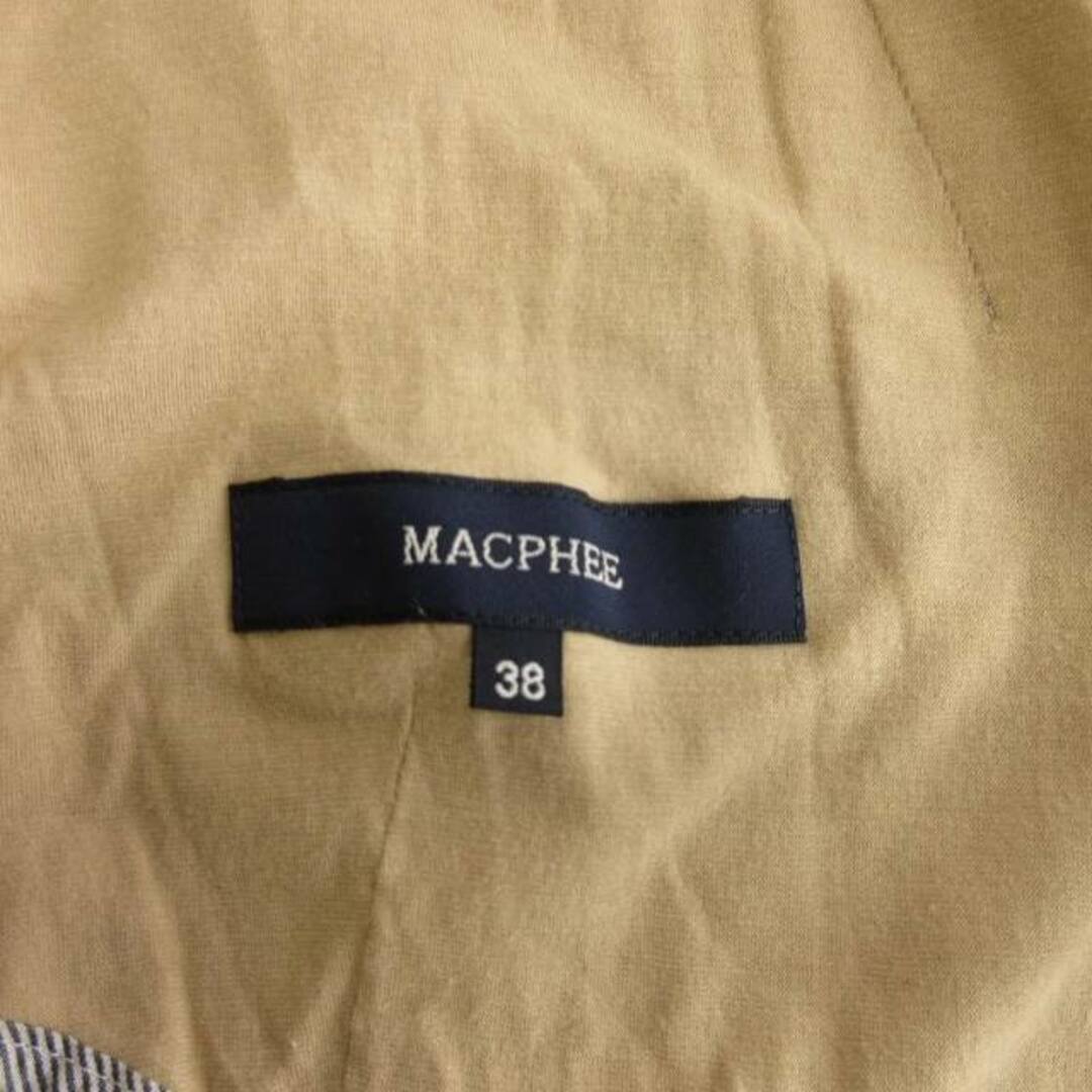 MACPHEE(マカフィー)のマカフィー ダブルカットソージャケット 薄手 キャメル 38 M位 ■002 レディースのジャケット/アウター(その他)の商品写真