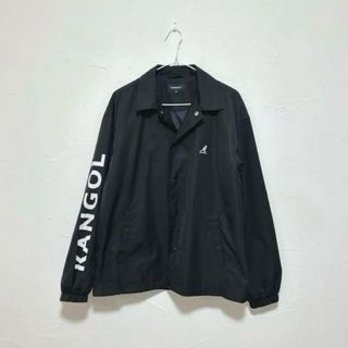 KANGOL コーチジャケット ナイロン ブラック