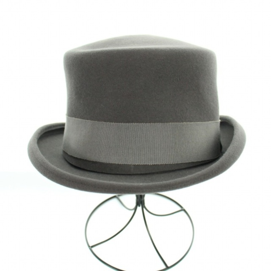 Maison Michel(メゾンミッシェル)のメゾンミッシェル MAISON MICHEL フェルトハット 帽子 S グレー レディースの帽子(その他)の商品写真