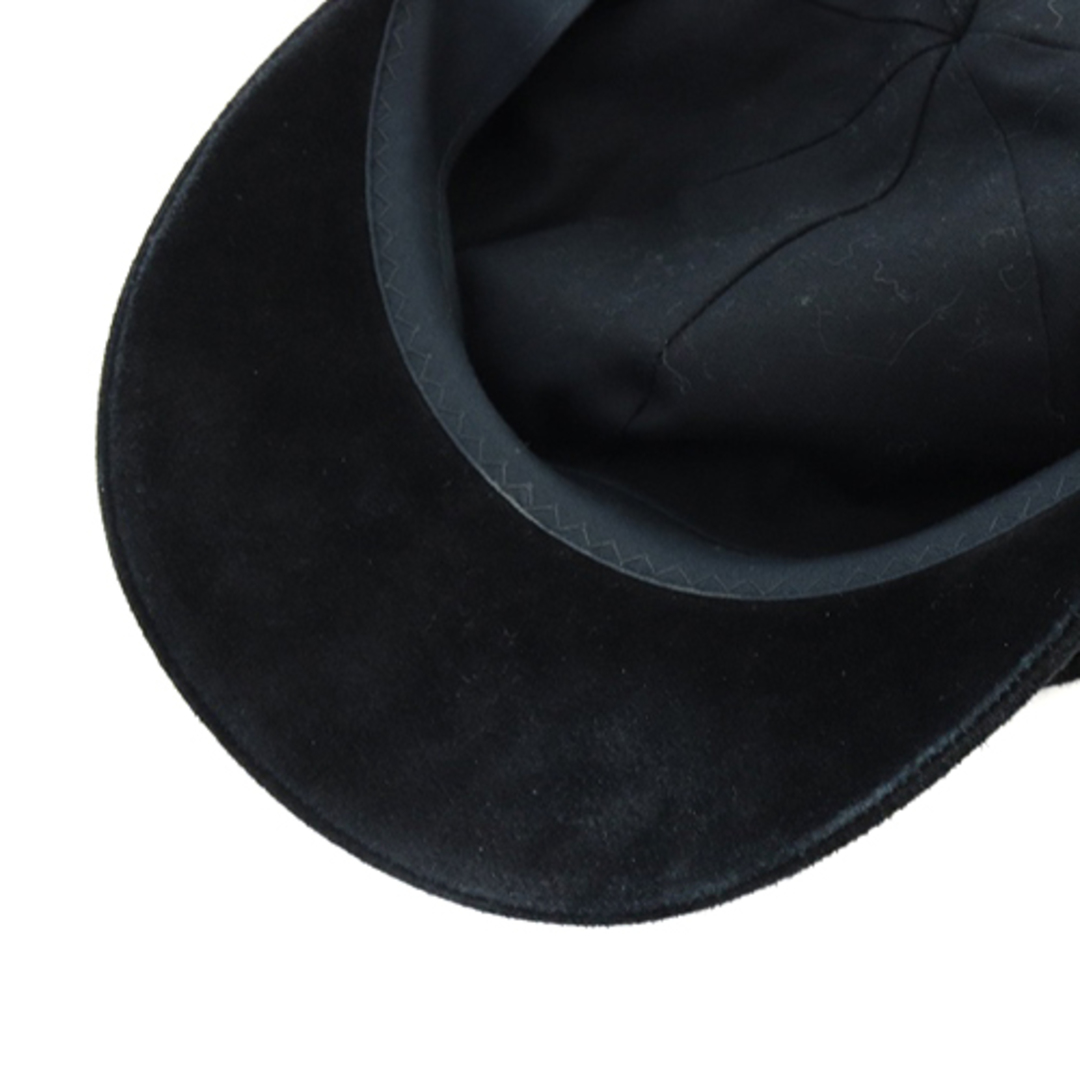 CA4LA(カシラ)のカシラ スエード キャスケット 帽子 黒 レディースの帽子(キャスケット)の商品写真