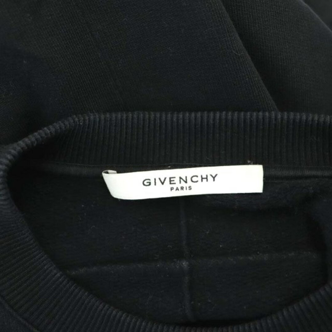 GIVENCHY(ジバンシィ)のジバンシィ ロットワイラースウェット プルオーバー トレーナー 長袖 S 黒 メンズのトップス(その他)の商品写真