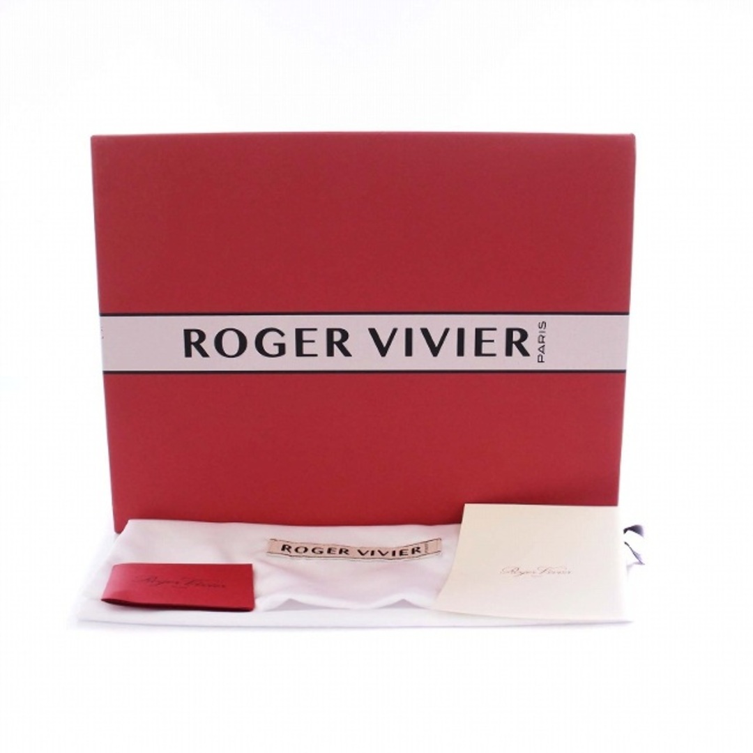 ROGER VIVIER(ロジェヴィヴィエ)のロジェヴィヴィエ ヴィヴ ラン ストラス バックル ファブリック サンダル レディースの靴/シューズ(サンダル)の商品写真