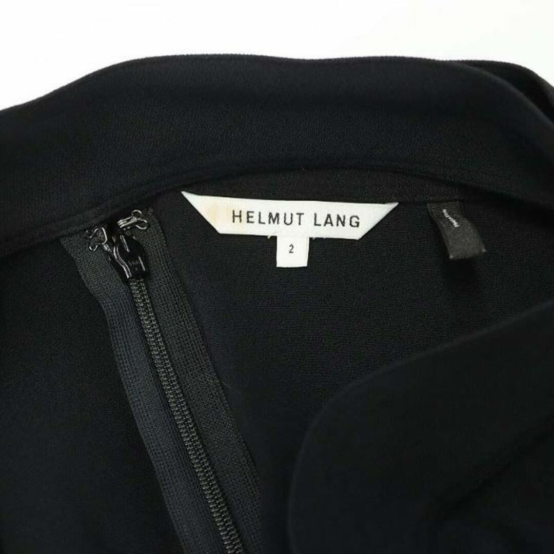 HELMUT LANG(ヘルムートラング)のヘルムートラング フリンジ ラップスカート ロング 2 黒 ブラック レディースのスカート(ロングスカート)の商品写真