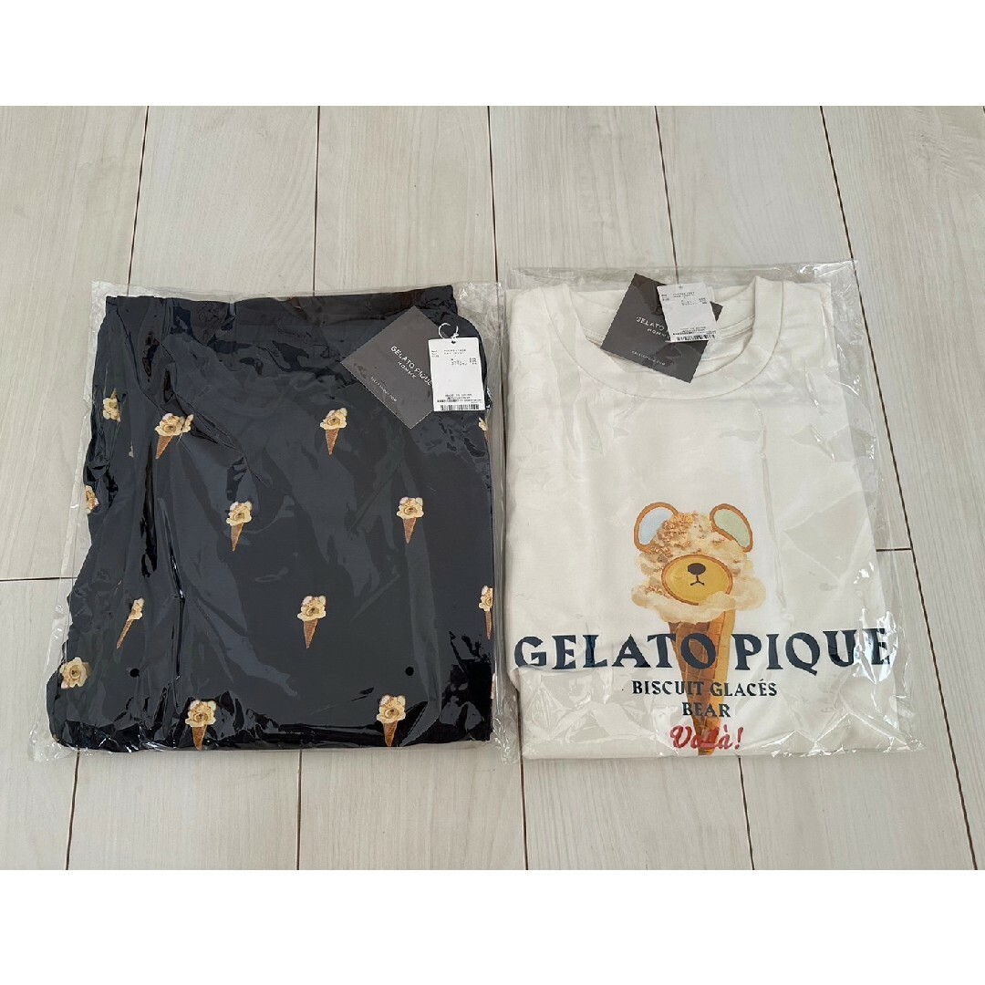 gelato pique(ジェラートピケ)のジェラードピケ ジェラードベア上下セット Lサイズ メンズのトップス(Tシャツ/カットソー(七分/長袖))の商品写真