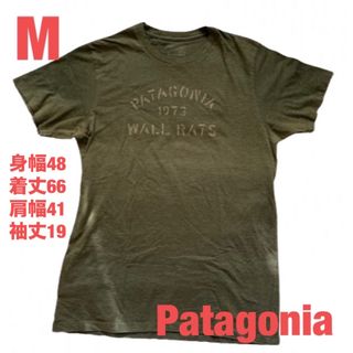 パタゴニア(patagonia)のPatagonia Slim fit Tシャツ Mサイズ グリーン(Tシャツ/カットソー(半袖/袖なし))