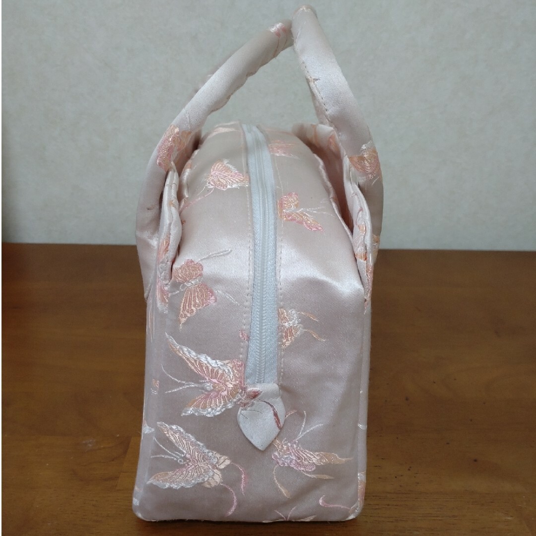 和装バッグ 利休バッグ ハンドメイド レディースのバッグ(ハンドバッグ)の商品写真