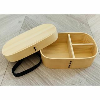 大人気　新品 曲げわっぱ 弁当 伝統工芸 お弁当箱 曲げわっぱお弁当箱 白木(弁当用品)