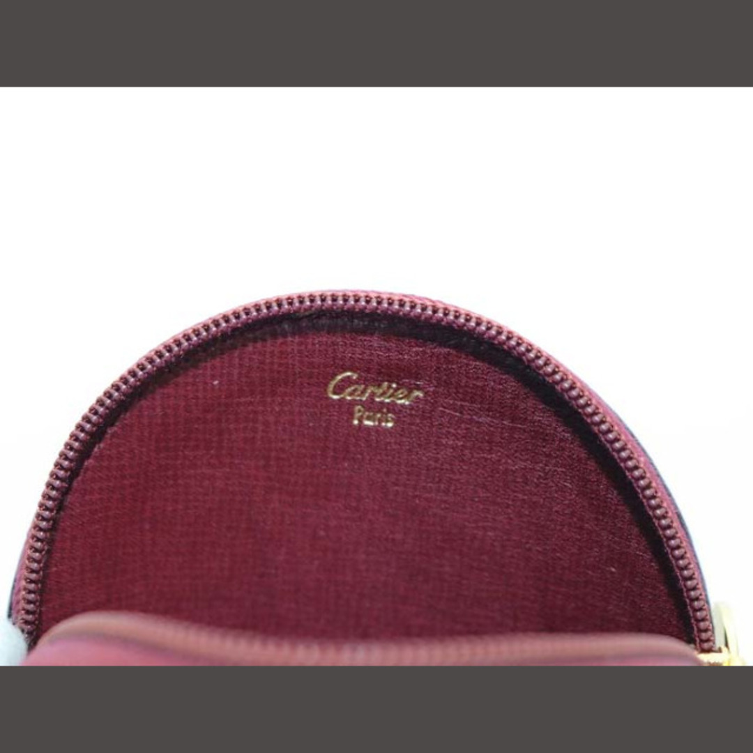 Cartier(カルティエ)のカルティエ Cartier マスト コインケース 小銭入れ レザー ボルドー メンズのファッション小物(コインケース/小銭入れ)の商品写真