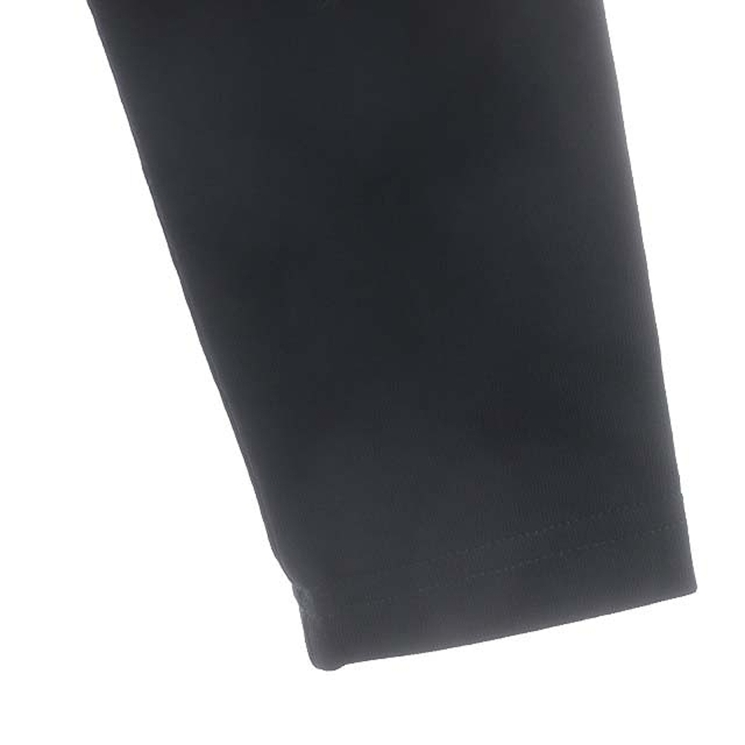 Balenciaga(バレンシアガ)のバレンシアガ ロゴ刺繍 ハイネック カットソー 長袖 M 黒 白 641566 レディースのトップス(カットソー(長袖/七分))の商品写真