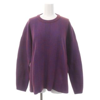 アザー(other)のリト PP WOOL KNIT ニット セーター 長袖 38 青 茶 /MI(ニット/セーター)