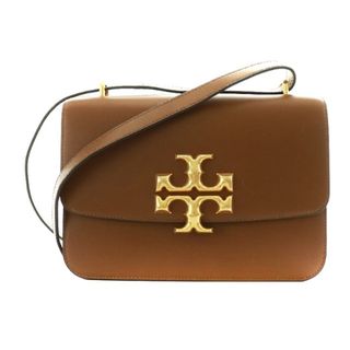 Tory Burch - トリーバーチ TORY BURCH ショルダーバッグ ロゴ レザー 茶