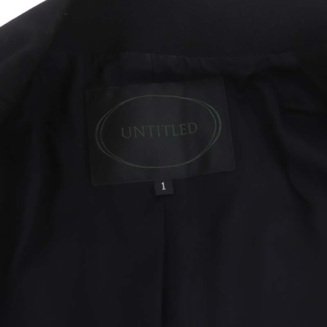 UNTITLED(アンタイトル)のアンタイトル ドレッサーミッションテーラードジャケット パンツ 1 S 黒 レディースのフォーマル/ドレス(スーツ)の商品写真