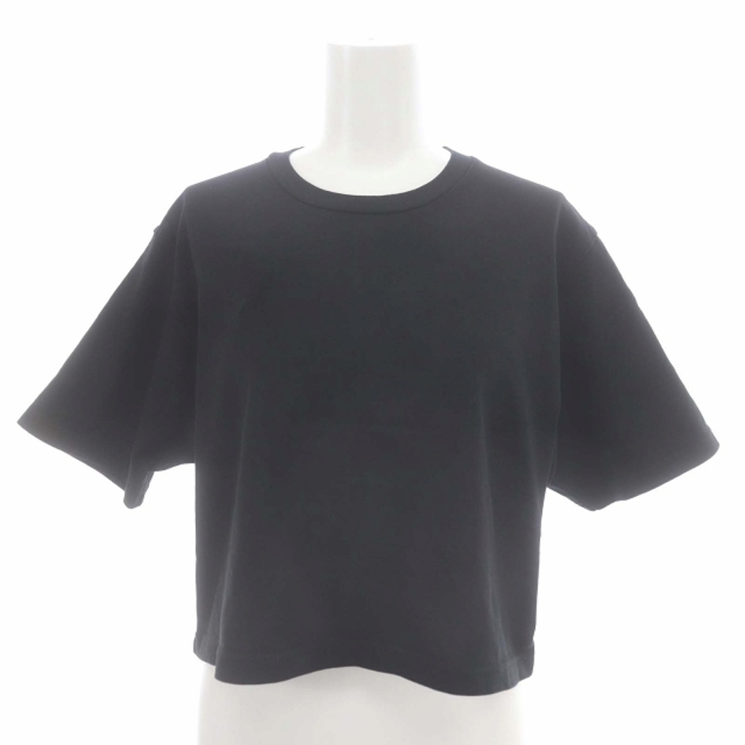 ドゥーズィエムクラス Tシャツ カットソー 半袖 クルーネック コットン 黒 レディースのトップス(Tシャツ(半袖/袖なし))の商品写真