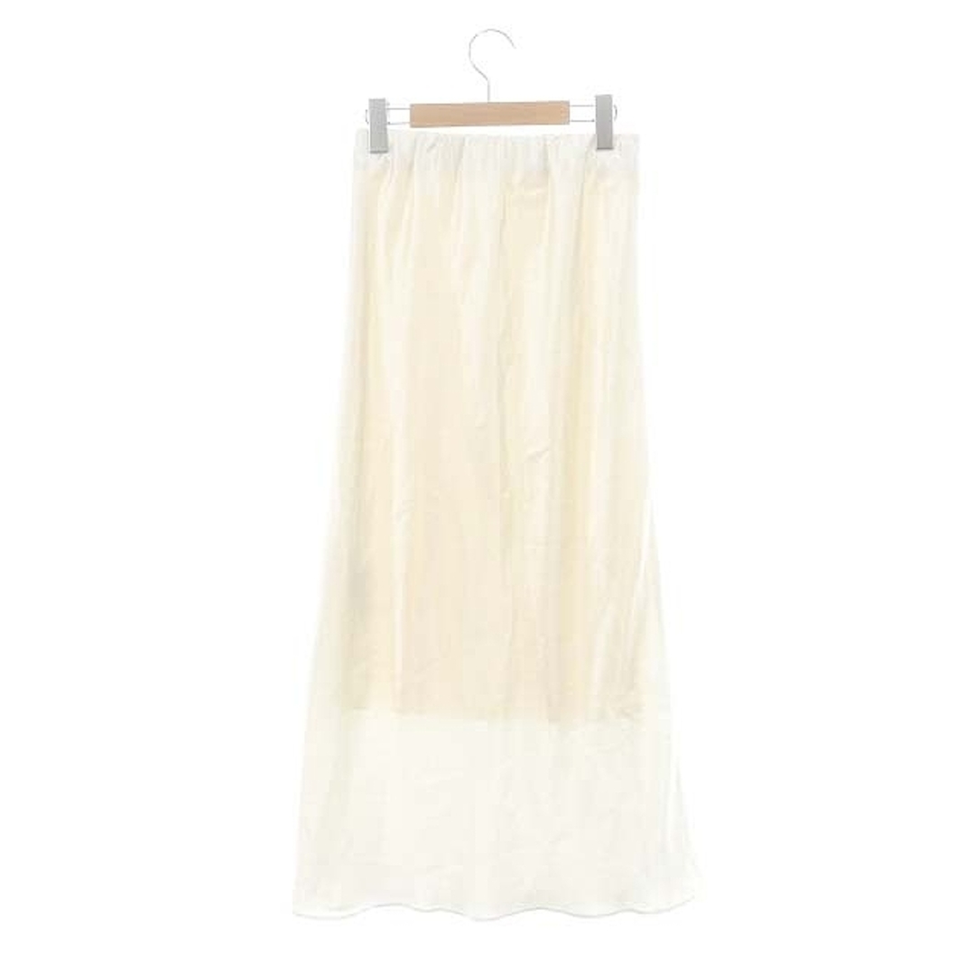 Noble(ノーブル)のノーブル NOBLE 23SS ナローAラインサテンスカート ロング レディースのスカート(ロングスカート)の商品写真