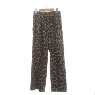 ミューズ ドゥーズィエム クラス leopard easy pants パンツ(その他)