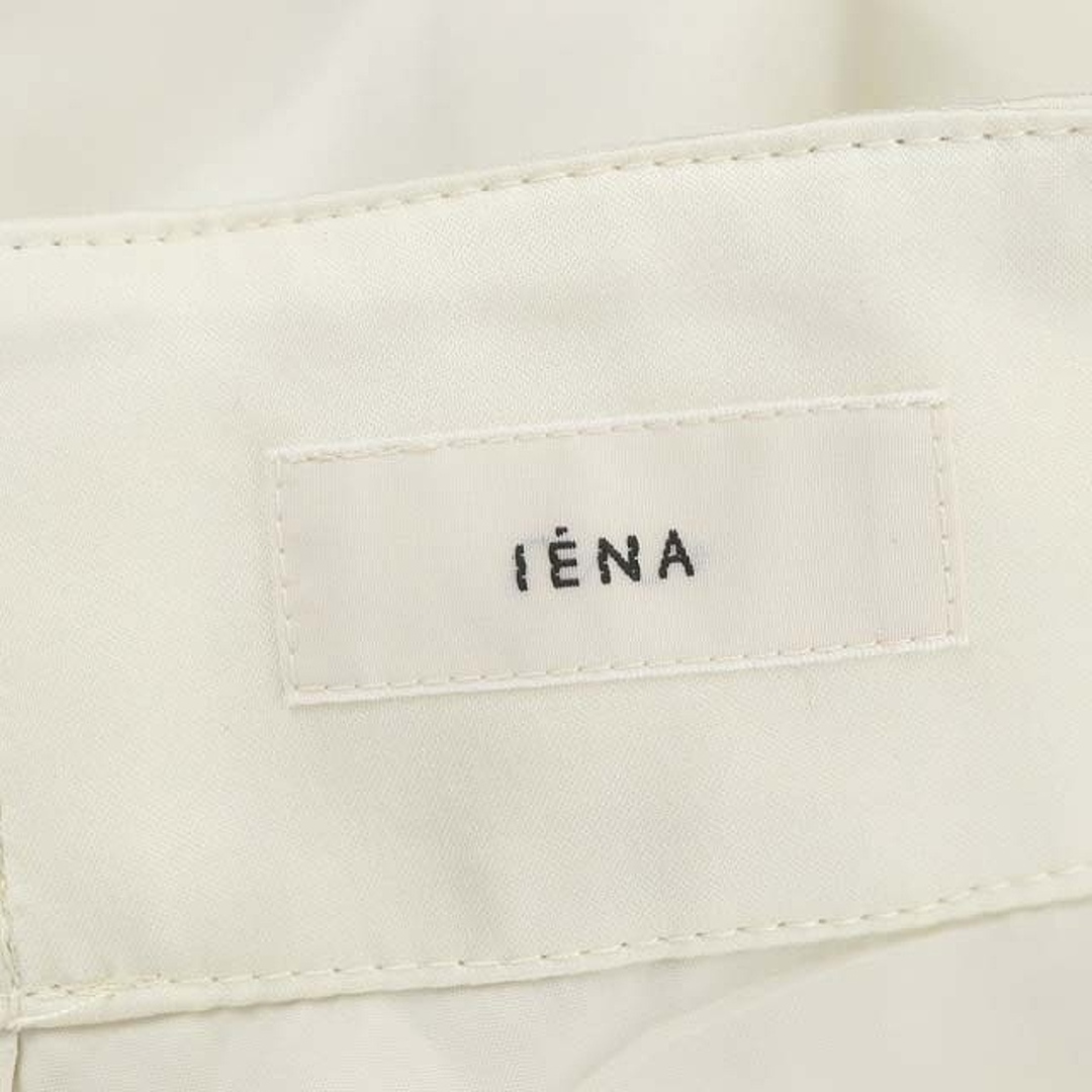 IENA(イエナ)のイエナ アセテートライク ベイカーパンツ ストレート 34 XS アイボリー レディースのパンツ(その他)の商品写真