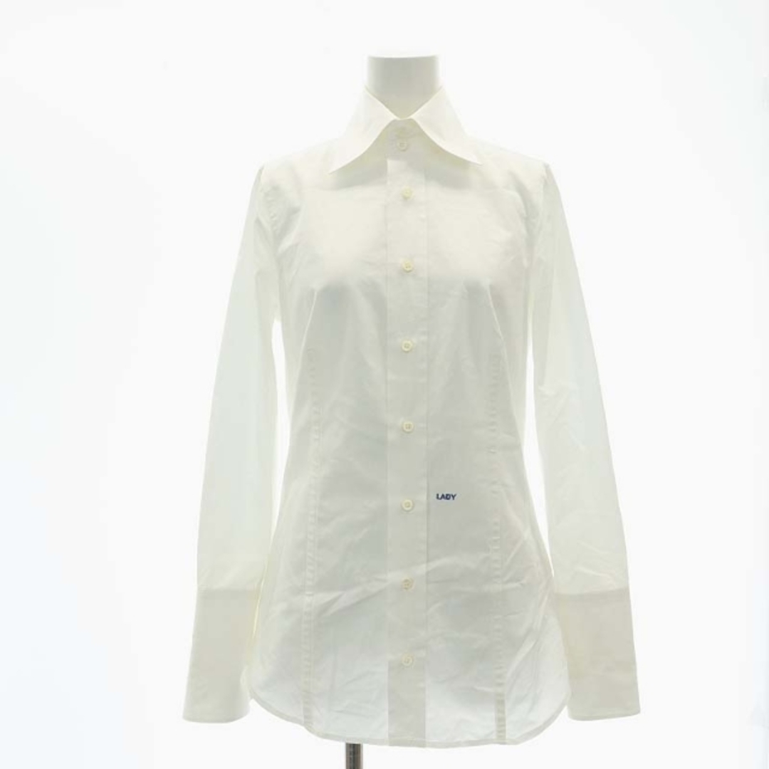 DSQUARED2(ディースクエアード)のディースクエアード DSQUARED2 LADY刺繍シャツ 長袖 40 白 レディースのトップス(シャツ/ブラウス(長袖/七分))の商品写真