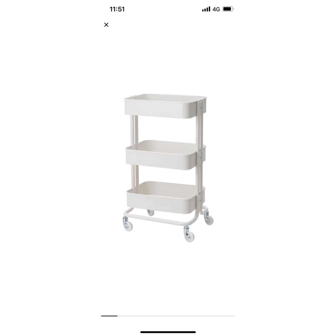 IKEA ロースコグ　白 インテリア/住まい/日用品の収納家具(リビング収納)の商品写真