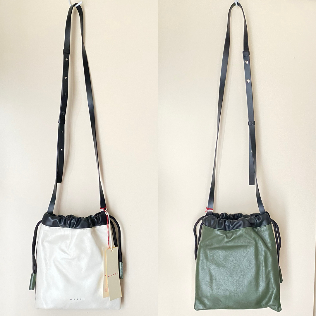 Marni(マルニ)の【MARNI】マルニ ミュゼオ ドローストリングバッグ ショルダーバッグ 新品 レディースのバッグ(ショルダーバッグ)の商品写真
