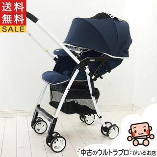 アップリカ(Aprica)の美品 ベビーカー 中古 アップリカ カルーンエアーAB aprica 両対面式(ベビーカー/バギー)