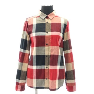 ブルーレーベルクレストブリッジ チェック ネルシャツ 36 S 赤 黒(シャツ/ブラウス(長袖/七分))