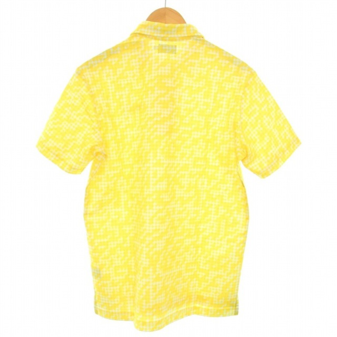 New Balance(ニューバランス)のNEW BALANCE golf ゴルフウェア ポロシャツ 半袖 総柄 5 黄色 メンズのトップス(ポロシャツ)の商品写真