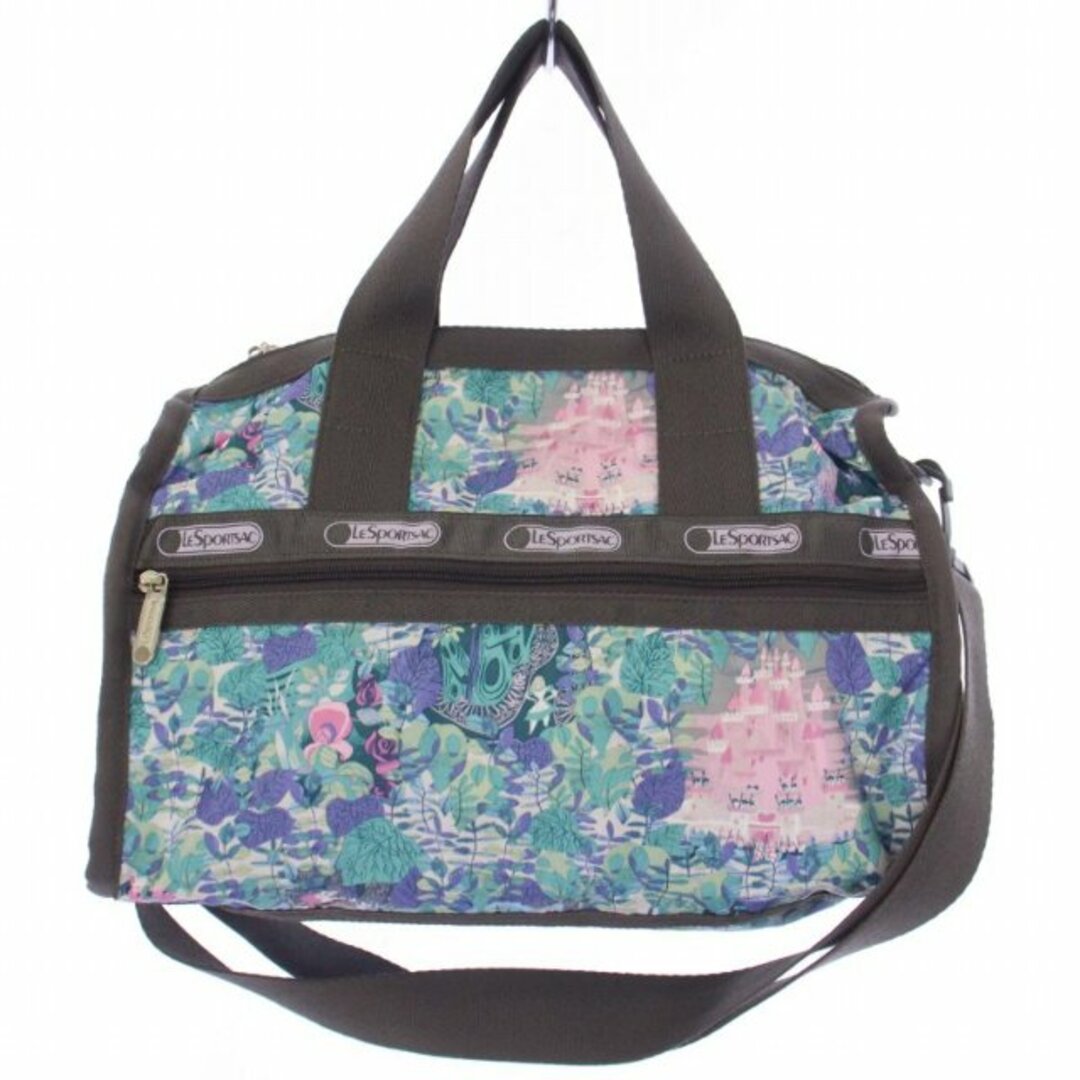 LeSportsac(レスポートサック)のレスポートサック ショルダーバッグ ハンドバッグ 2way 総柄 水色 グレー レディースのバッグ(ショルダーバッグ)の商品写真