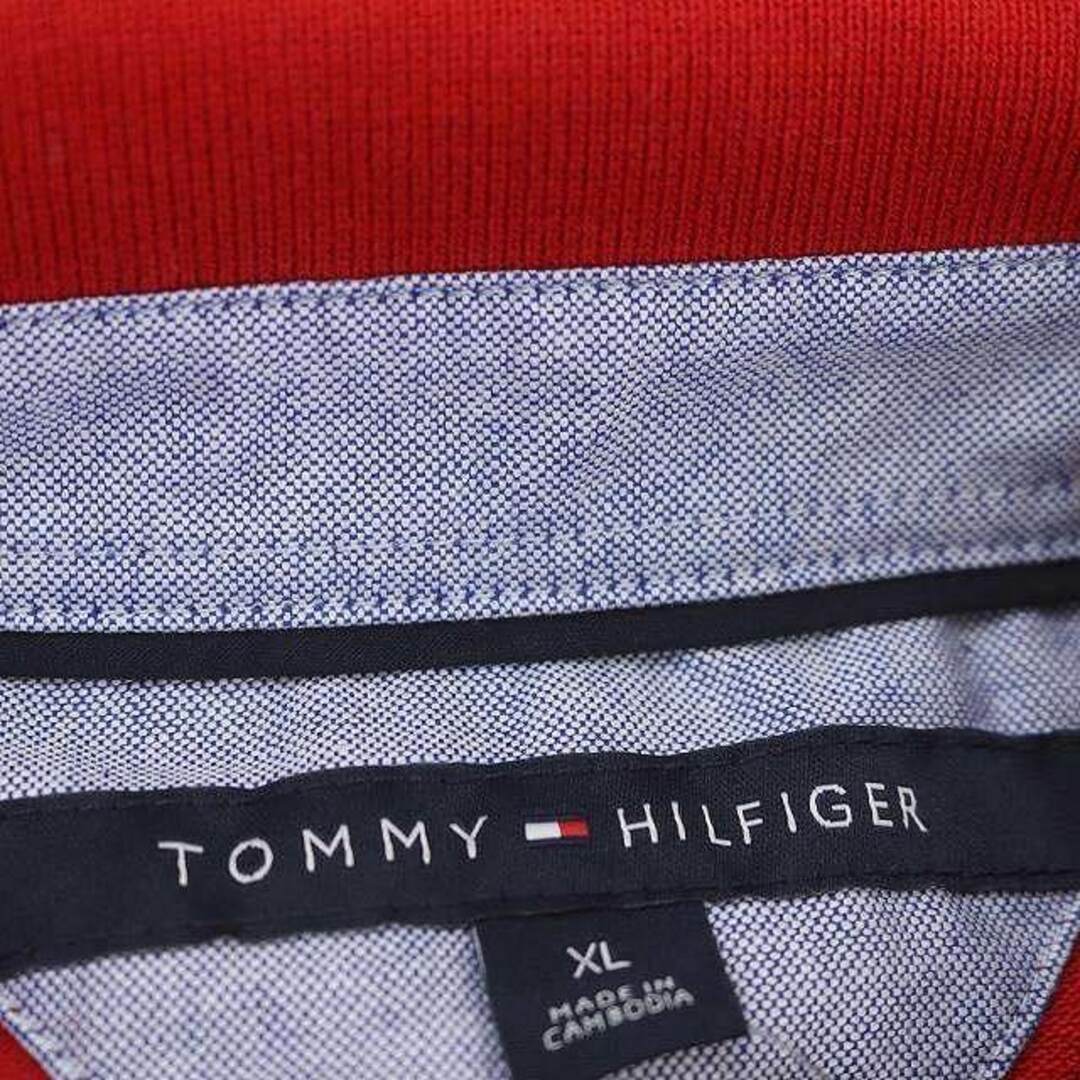 TOMMY HILFIGER(トミーヒルフィガー)のトミーヒルフィガー CLASSIC FIT ポロシャツ 半袖 鹿の子 XL メンズのトップス(ポロシャツ)の商品写真