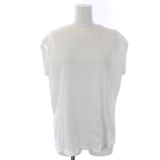 オーラリー 19SS カットソー Tシャツ ノースリーブ 1 M 白(カットソー(半袖/袖なし))