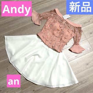 アン(an)のan×andyセットアップ★キャバドレス★新品未使用(ナイトドレス)