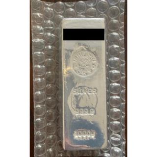 未開封 石福 銀 シルバー silver インゴット 地金 1kg 1000g (その他)