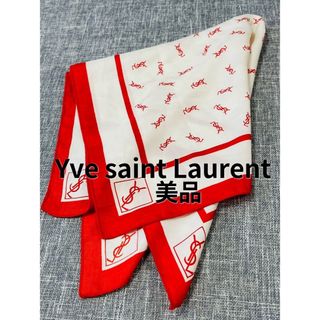 Yves Saint Laurent - イヴサンローラン　YvesSaintLaurent スカーフ　バンダナ　YSL