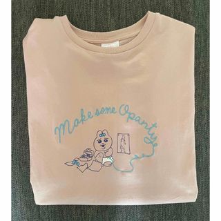 GU - GU おぱんちゅうさぎ　グラフィックTシャツ　ピンク　Tシャツ