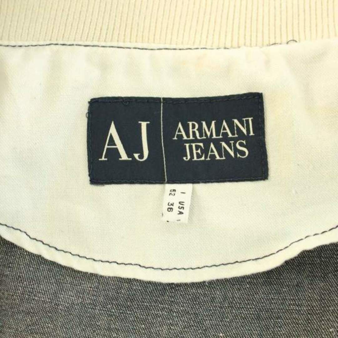 ARMANI JEANS(アルマーニジーンズ)のARMANI JEANS デニムジャケット Gジャン 麻 I52 M インディゴ メンズのジャケット/アウター(Gジャン/デニムジャケット)の商品写真