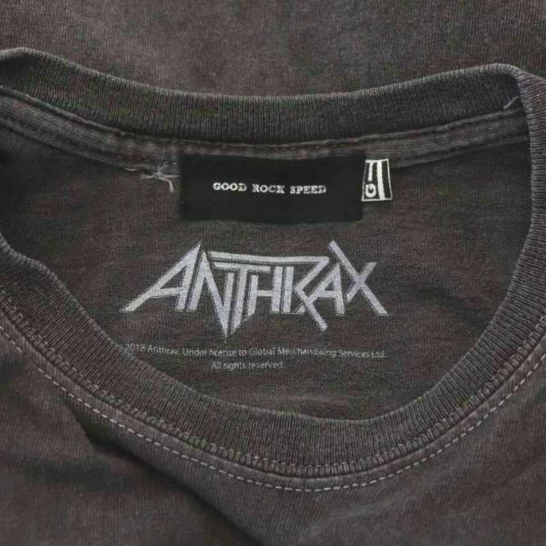 other(アザー)のグッドロックスピード ANTHRAX Tシャツ カットソ― 半袖 プリント F メンズのトップス(Tシャツ/カットソー(半袖/袖なし))の商品写真