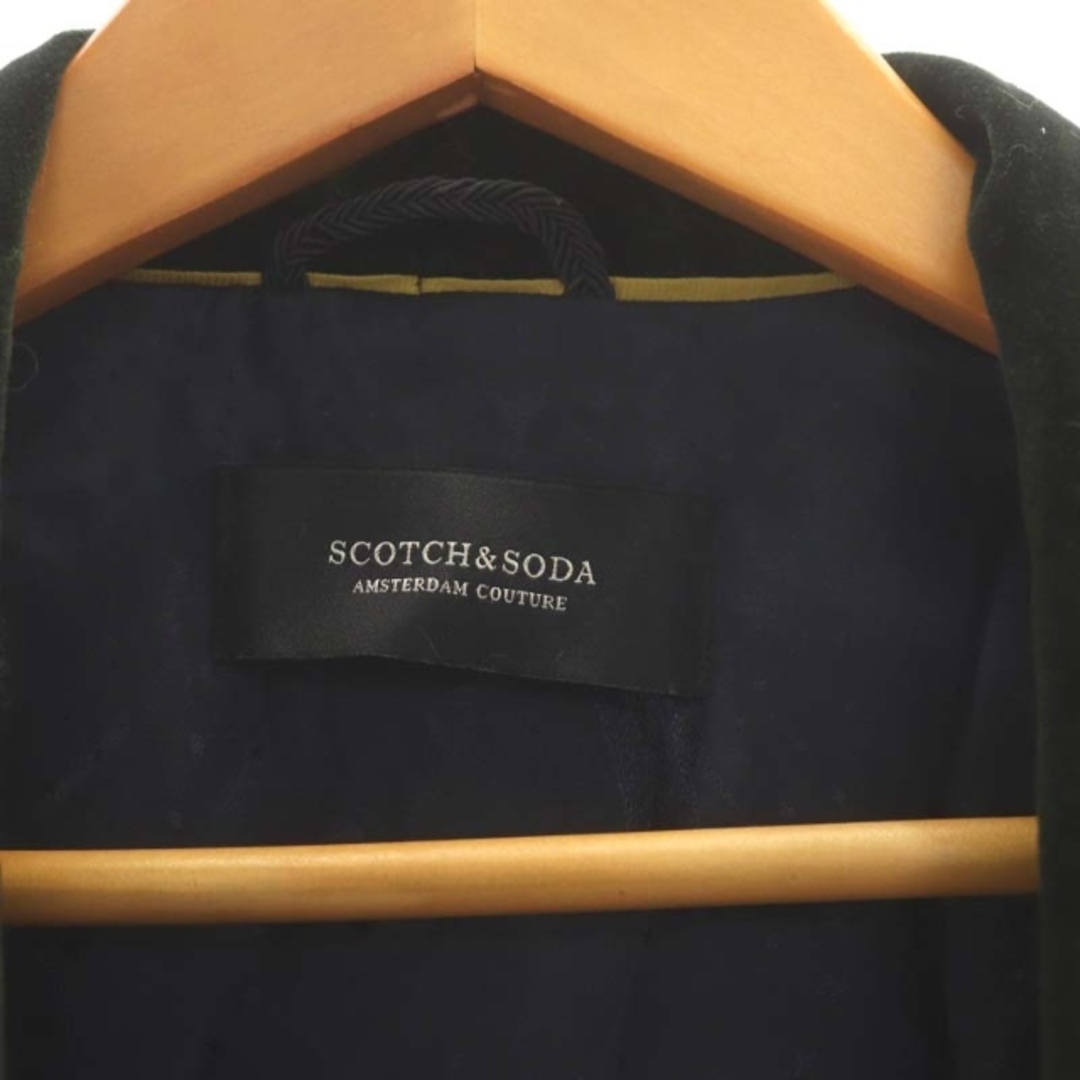 スコッチ&ソーダ SCOTCH & SODA ジレ ベスト 前開き モスグリーン メンズのトップス(ベスト)の商品写真