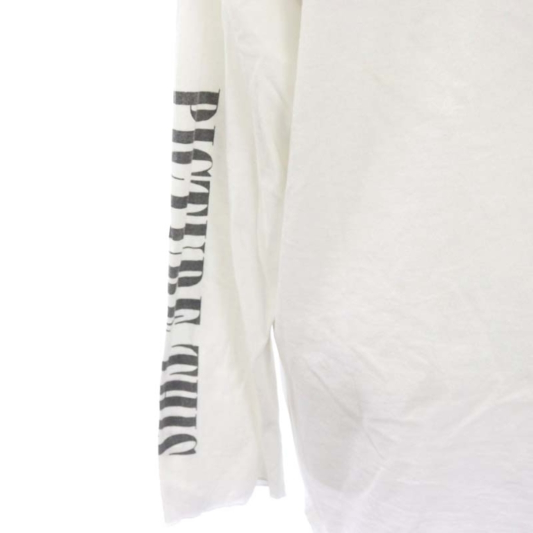 エーピーストゥディオ Tシャツ カットソー 長袖 ロンT プリント F 白 黒 レディースのトップス(カットソー(長袖/七分))の商品写真