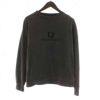 フレッドペリー(FRED PERRY)のFRED PERRY トレーナー スウェット ロゴ フロッキー 長袖 10 M(その他)