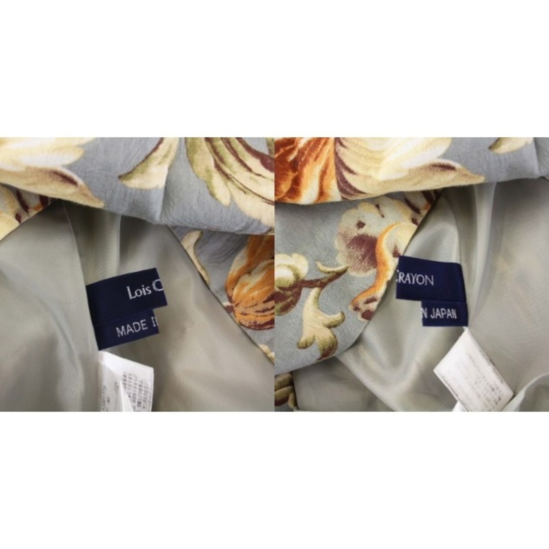 Lois CRAYON(ロイスクレヨン)のロイスクレヨン ノースリーブワンピース ひざ丈 花柄 M マルチカラー レディースのワンピース(ひざ丈ワンピース)の商品写真