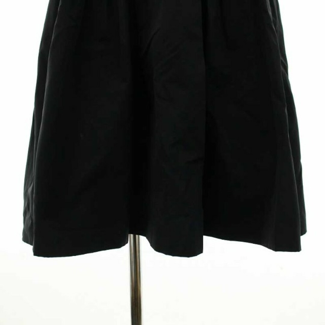 ENFOLD(エンフォルド)のエンフォルド ENFOLD グログランボックスフレアスカート ミモレ ロング 紺 レディースのスカート(ひざ丈スカート)の商品写真