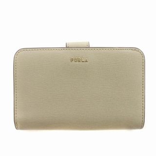 Furla - フルラ FURLA 二つ折り財布 サフィアーノレザー 小銭入れあり グレー